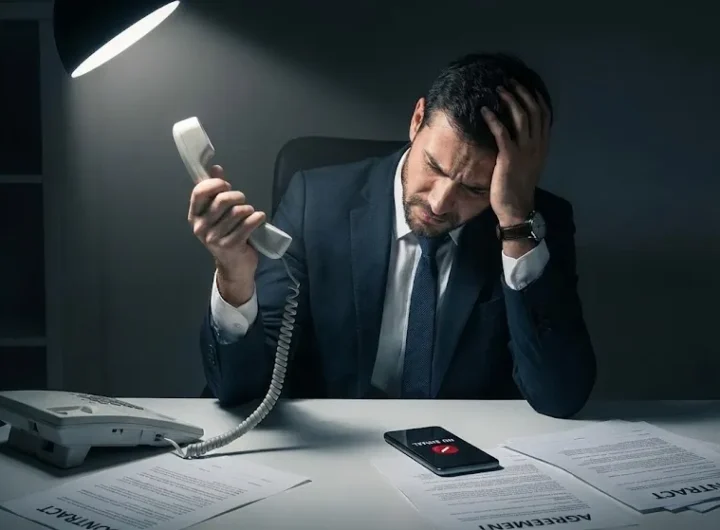 해외 비즈니스 파트너 연락 두절 및 소통 단절 상황