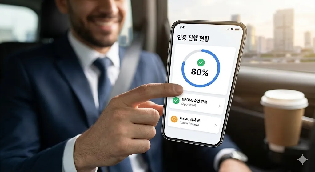 인도네시아 인증 진행 상황 실시간 모니터링 및 투명한 공유