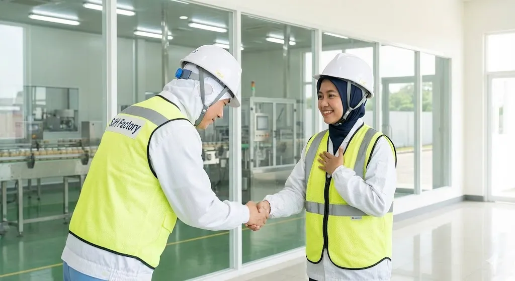 인도네시아 할랄 심사관과 한국 관리자의 상호 존중과 비즈니스 매너