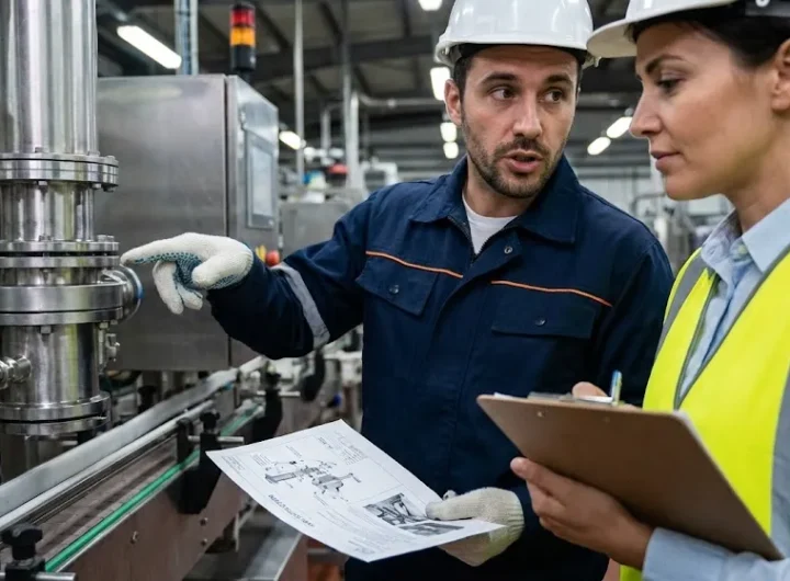 할랄 공장 실사 현장에서의 전문적인 기술 통역 수행